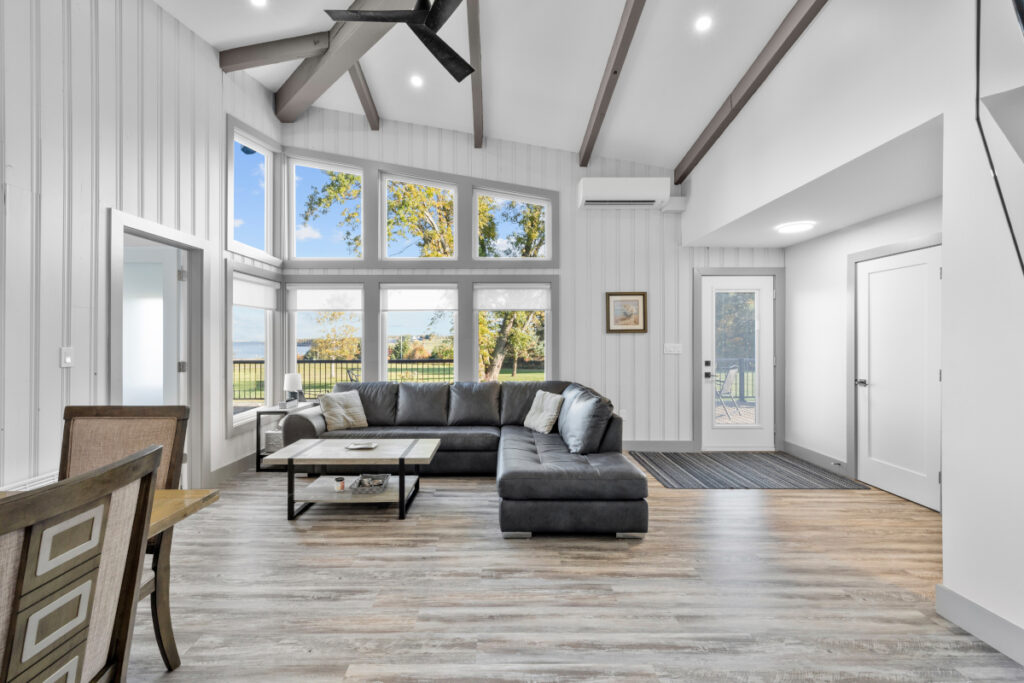 Inside Eagles View with a Couch